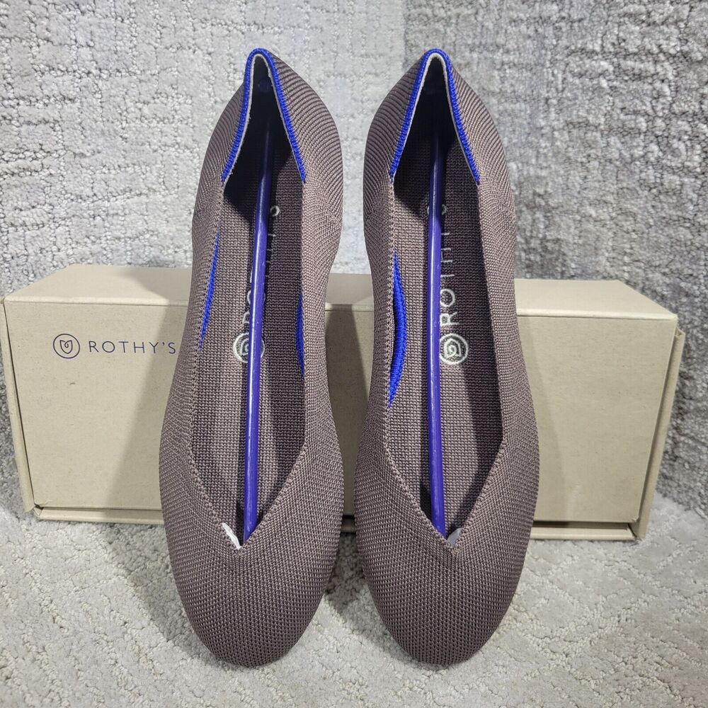 Rothy's The Flat  Women's Size 10 US Mink Brown Round Toe Flat Slip On Shoes